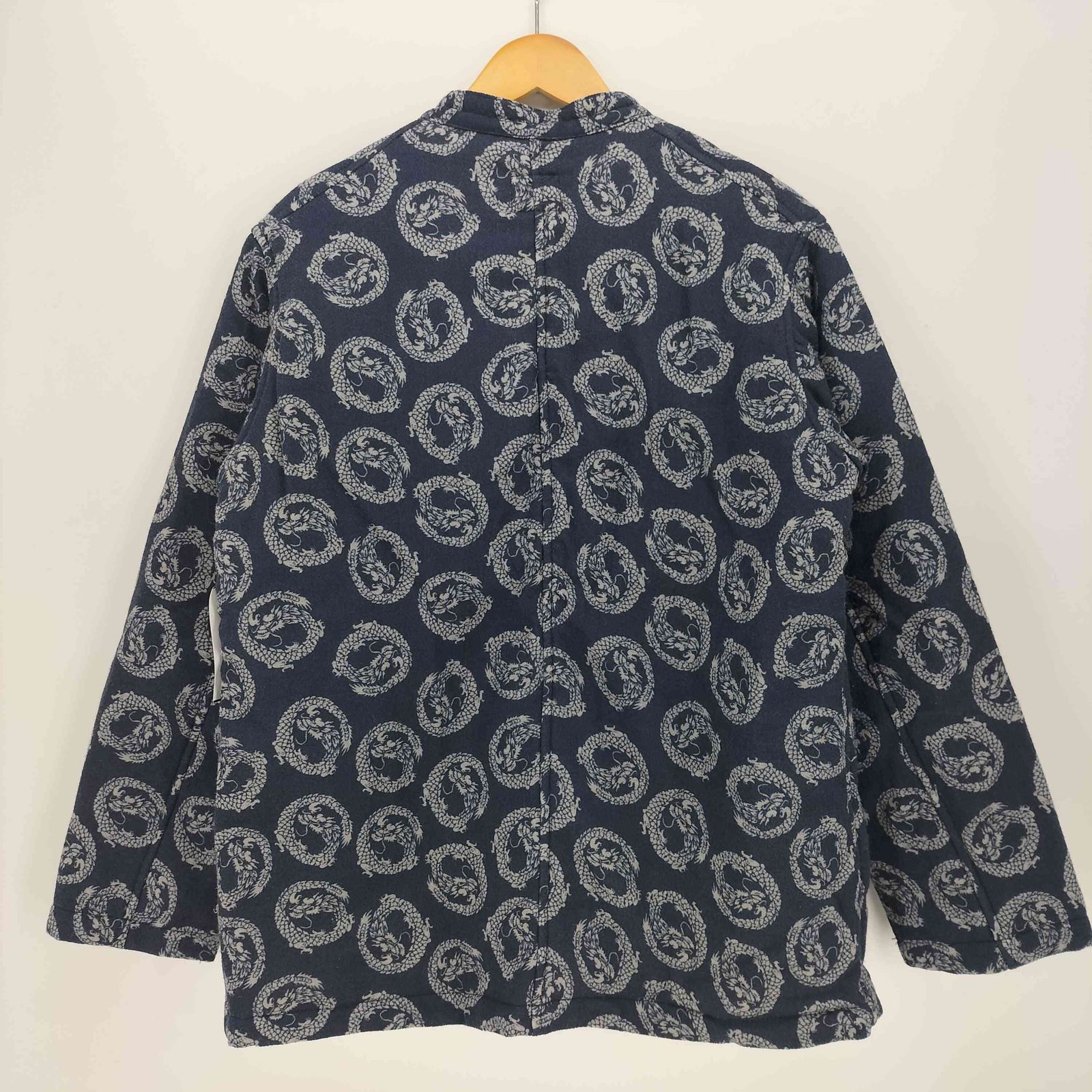 ニードルス ボタン スタンドカラー カバーオール XS コーズ BG392 ニードルズ Needles 18AW ORIENTAL BUTTON STAND COLLAR COVERALL