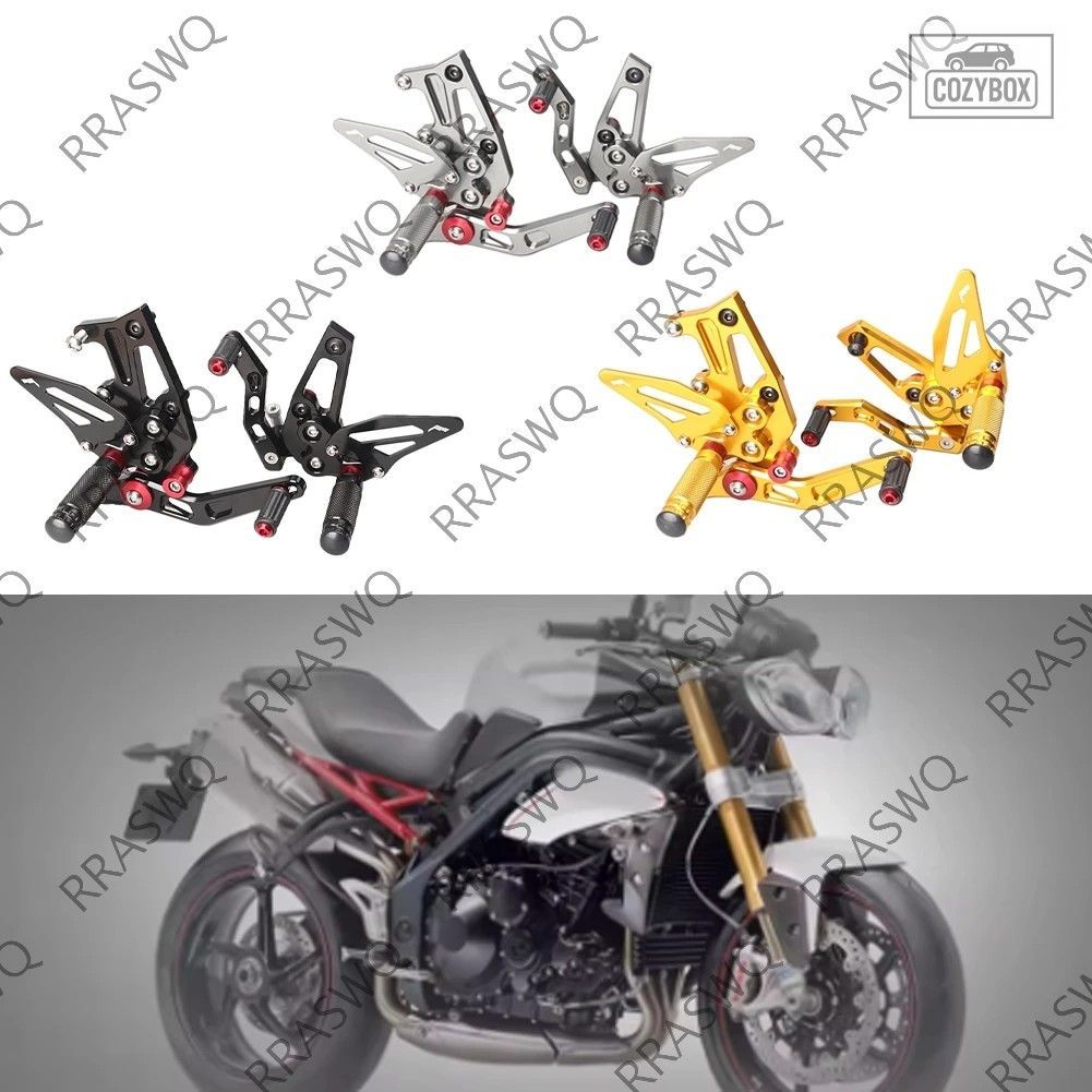 TRIUMPH Speed Triple 1050 2011 - 14 フットレスト フットペグ レース用