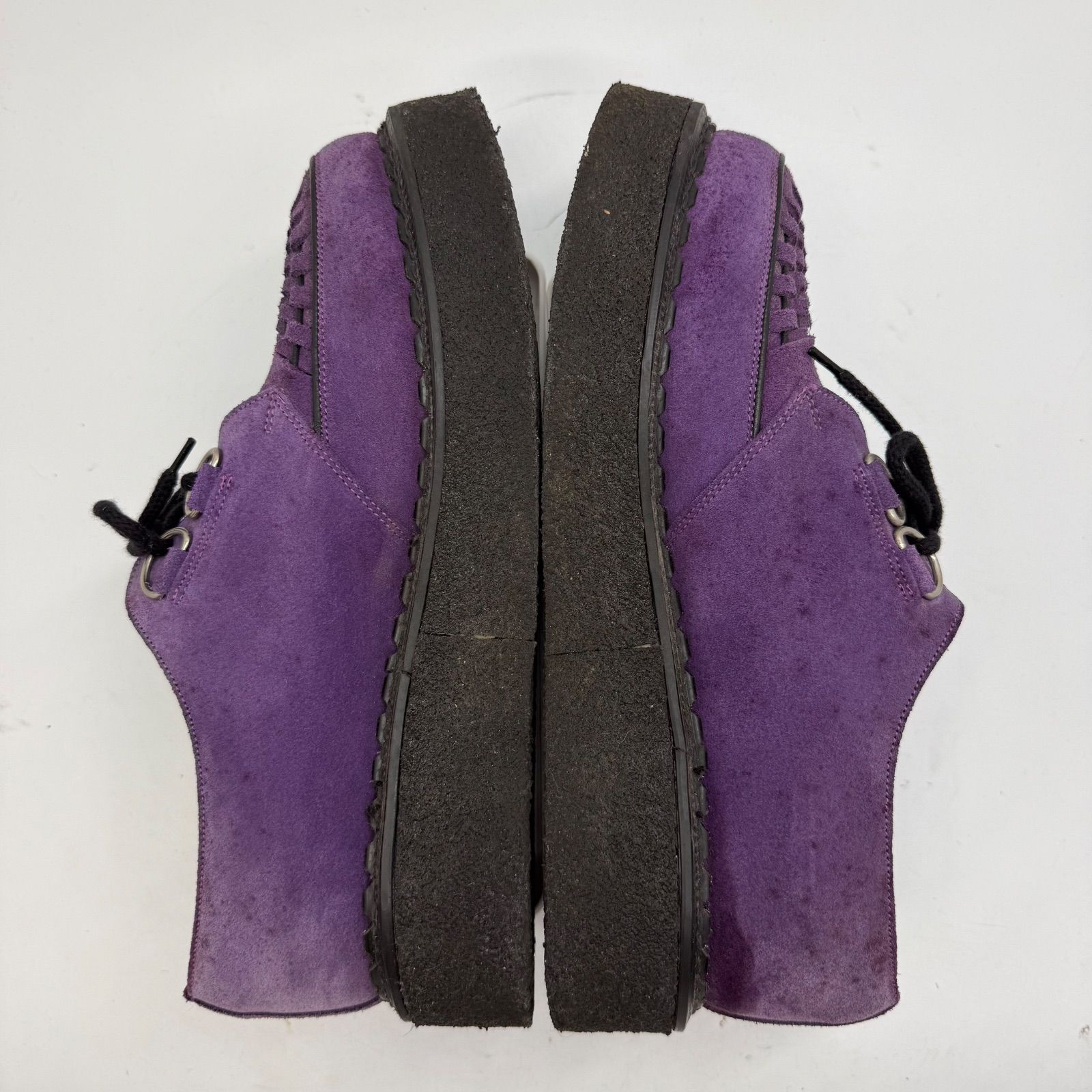 GEORGE COX GIBSON rubber sole purple UK9 3588 ジョージコックス
