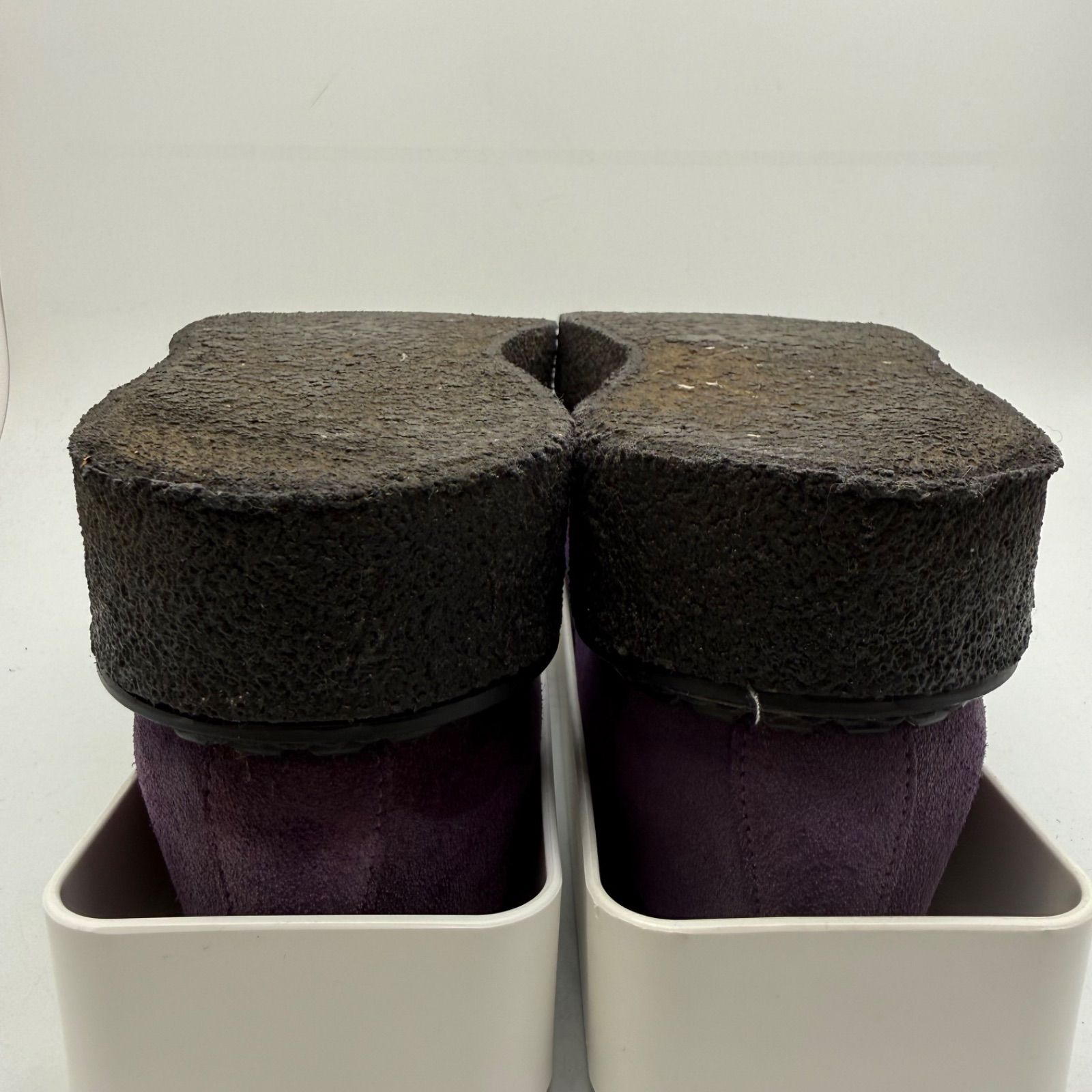 GEORGE COX GIBSON rubber sole purple UK9 3588 ジョージコックス