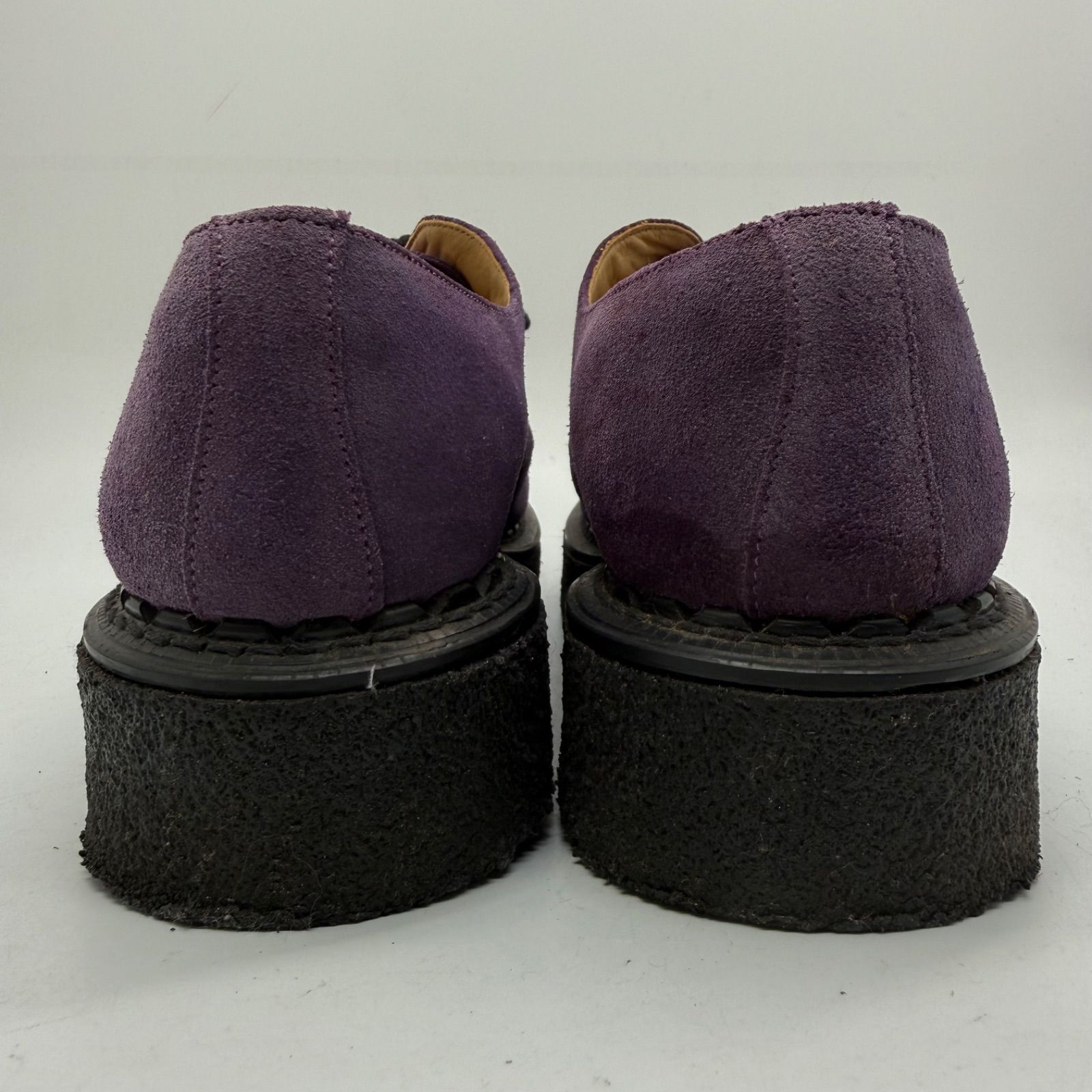 GEORGE COX GIBSON rubber sole purple UK9 3588 ジョージコックス