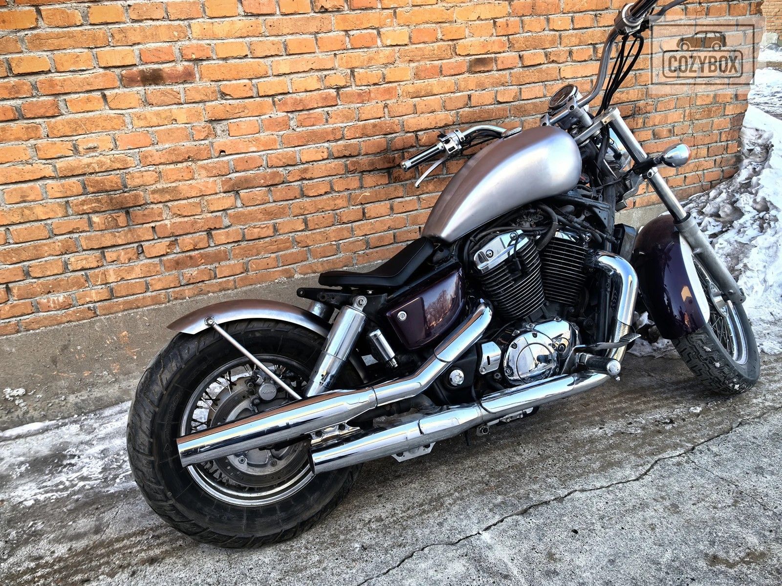 ホンダ VT1100 シャドウ 1100 2004-2023 オートバイリア フェンダーマッド ガード カ
