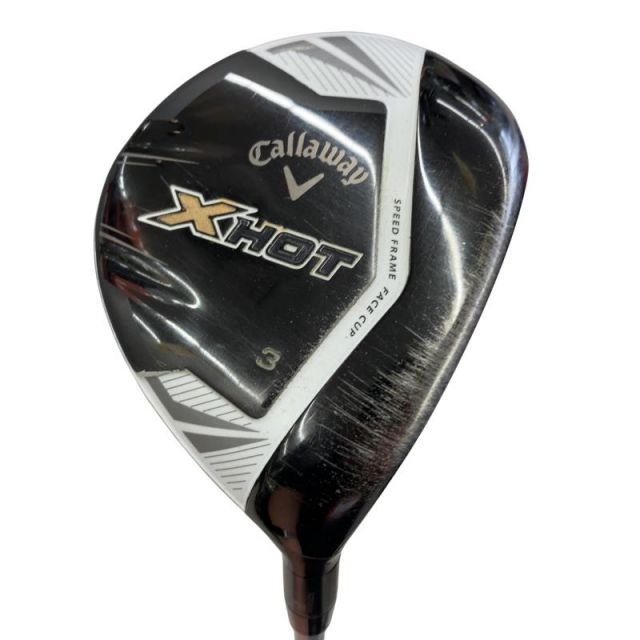 【中古】 キャロウェイ X HOT 3W フェアウェイウッド FW X HOT 55W(フェアウェイウッド) (フレックスSR) メンズ 男性用 右利き 右用 Cランク ゴルフクラブ
