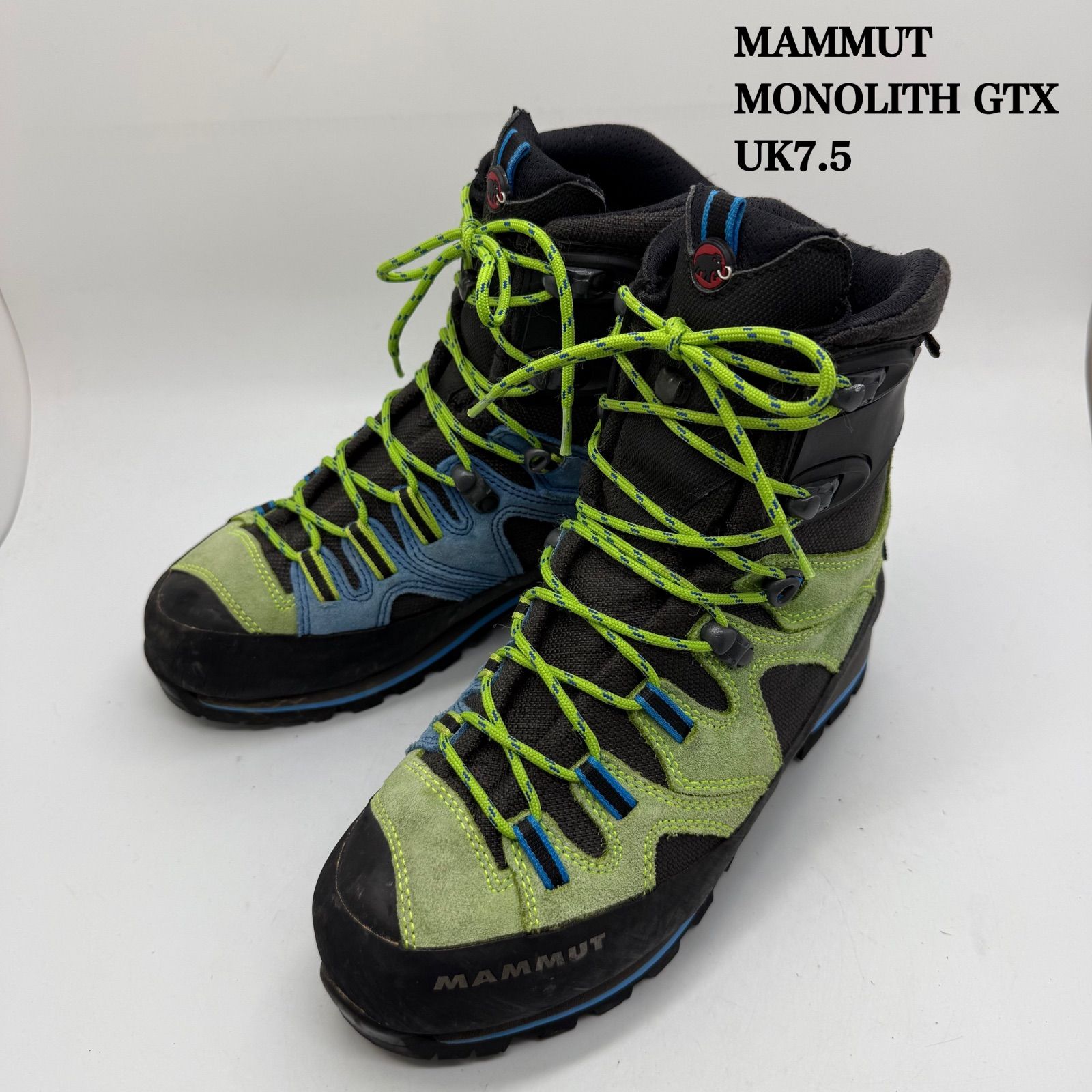 MAMMUT MONOLITH GTX alpine trekking boots UK7.5 マムート モノリス アルパイン トレッキングブーツ 登山靴 ゴアテックス 良品 頑丈