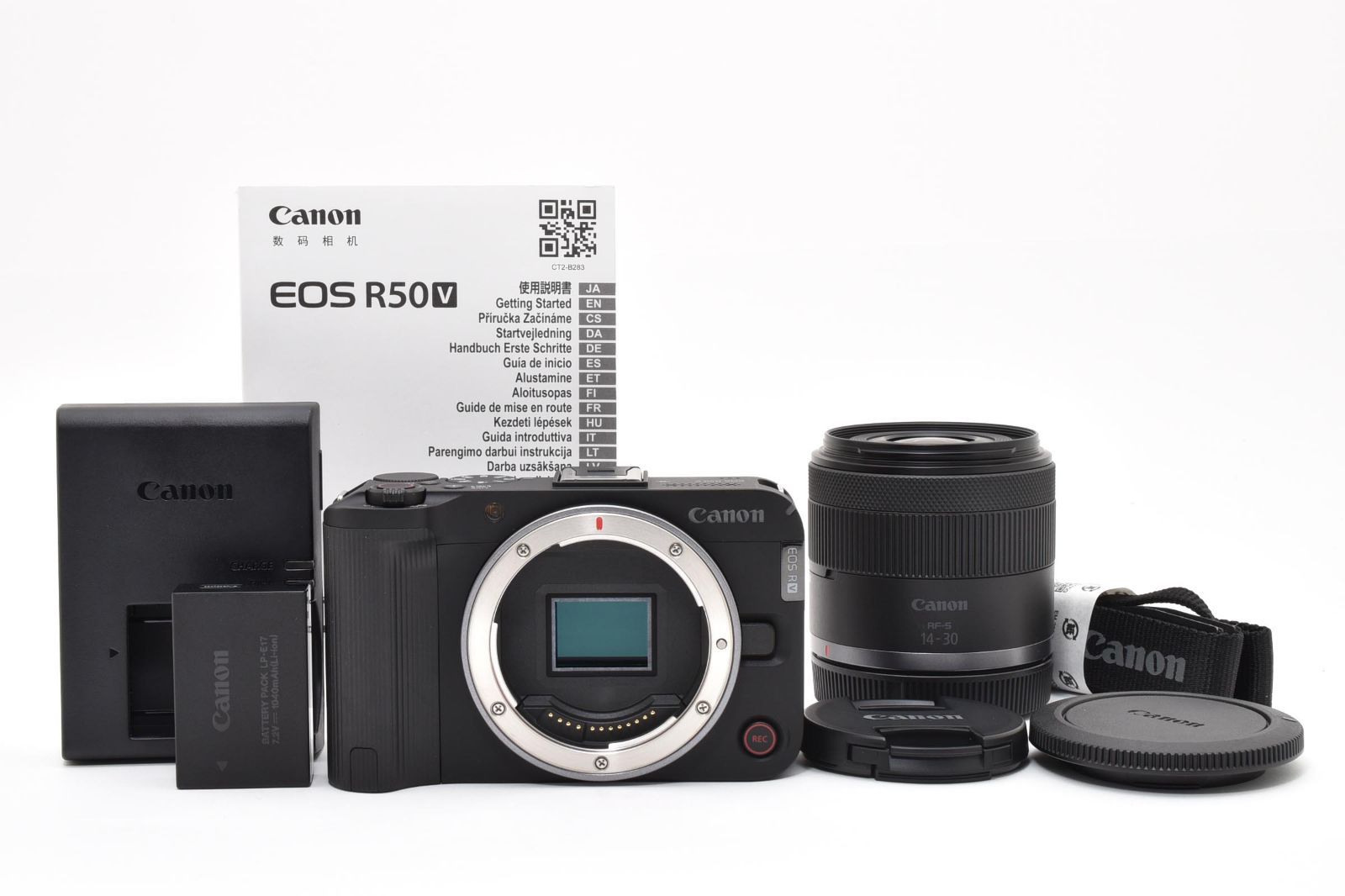 シャッター回数1000回以下！■ほぼ新品■ CANON EOS R50 V RF-S14-30mm IS STM PZレンズキット
