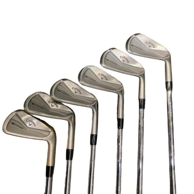 【中古】 キャロウェイ X FORGED(2024) ノーメッキ(CE限定) 6S アイアンセット IR NS PRO MODUS3 TOUR105 (フレックスS) メンズ 男性用 右利き 右用 Cランク ゴルフクラブ