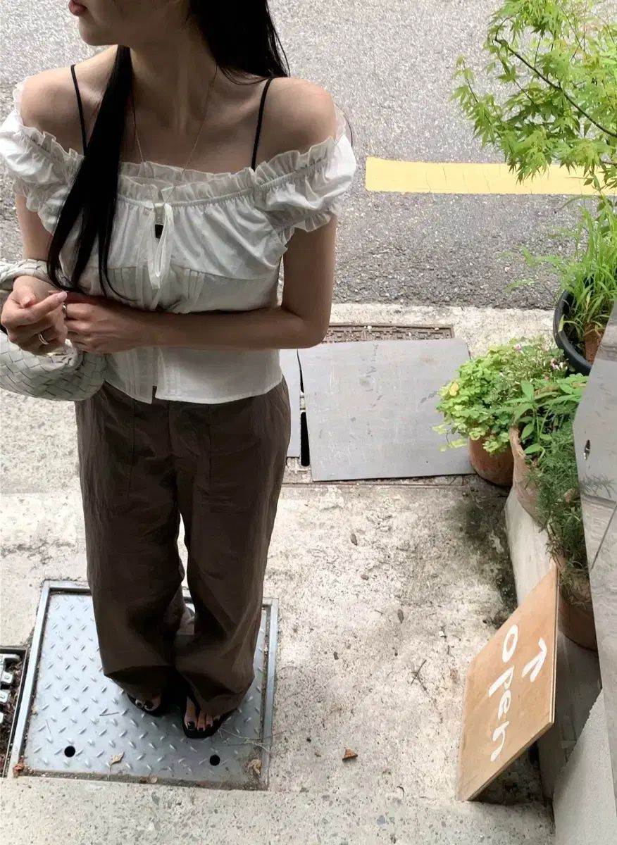 luvmiu パンツ ブラウン