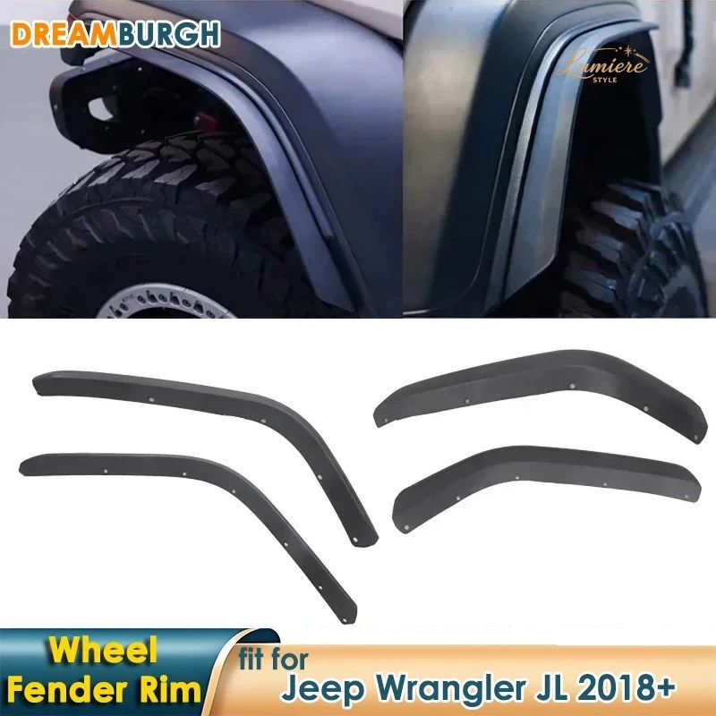 CAR WHEEL FENDER RIM WHEELS RIM EYEBROW TRIM JEEP WRANGLER JL 2018+