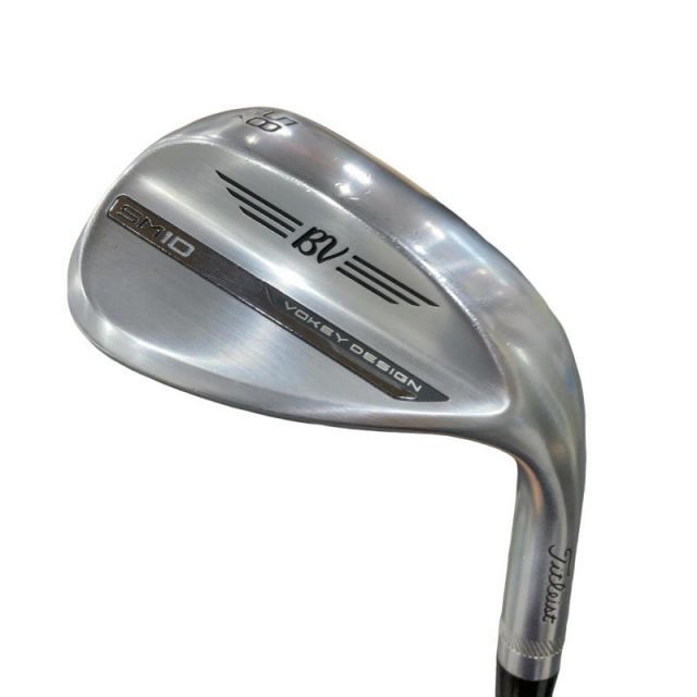 【中古】 タイトリスト VOKEY SPIN MILLED SM10 ツアークロム 58°/06°K ウェッジ WG 純正特注シャフト (フレックスS) メンズ 男性用 右利き 右用 Cランク ゴルフクラブ