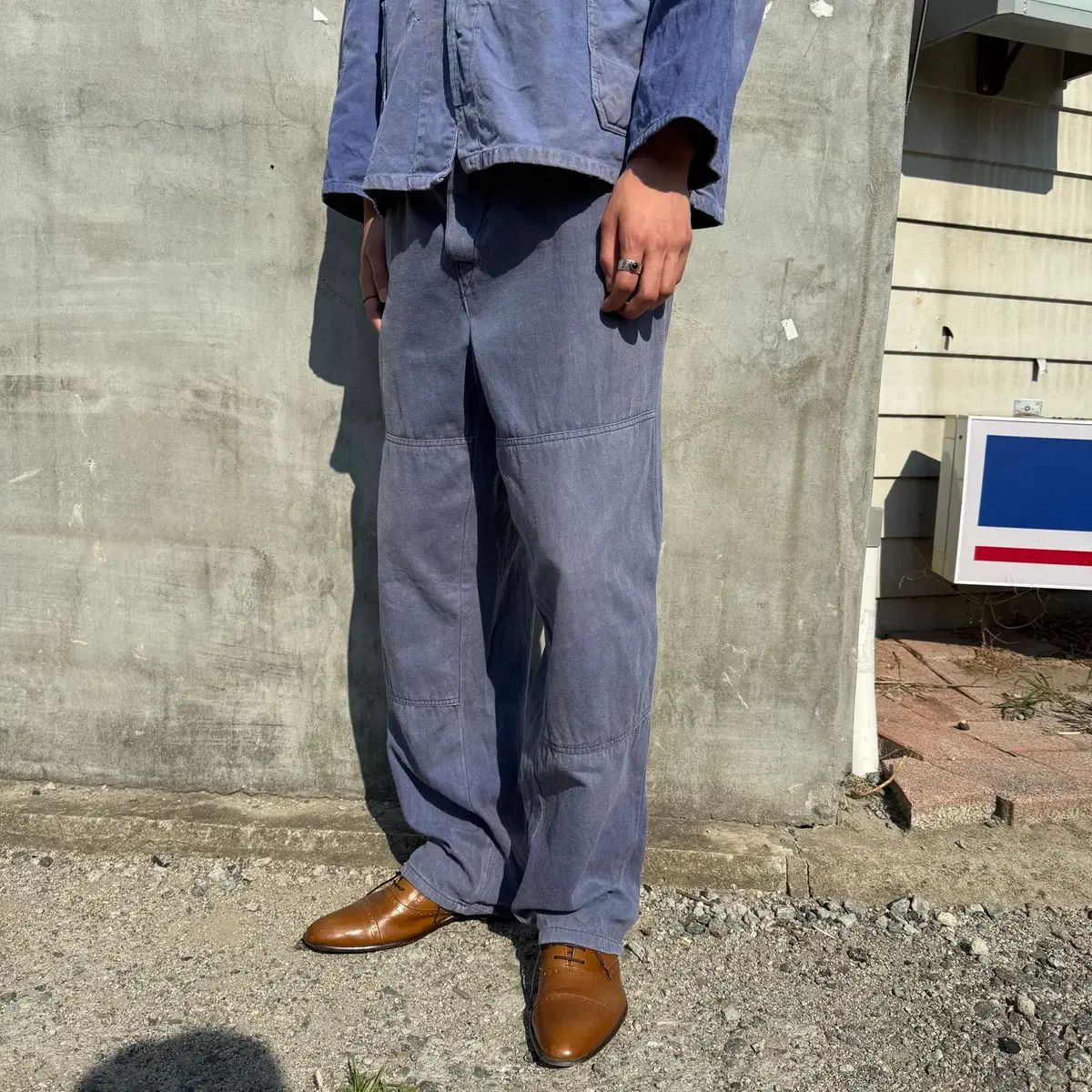 1960-70s フレンチ シンチバック ワークパンツ