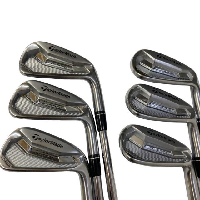 【中古】 テーラーメイド Taylor Made P・770 6S アイアンセット IR 純正特注シャフト (フレックスS) メンズ 男性用 右利き 右用 Cランク ゴルフクラブ