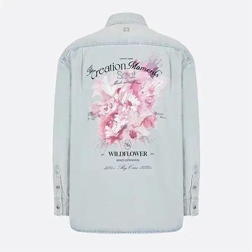 WOOYOUNGMI ウーヨンミ 25ss フラワー デニム シャツ サイズ 50