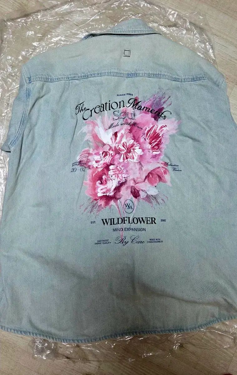 WOOYOUNGMI ウーヨンミ 25ss フラワー デニム シャツ サイズ 50 WOOYOUNGMI ウーヨンミ 25ss フラワー デニム シャツ サイズ 50