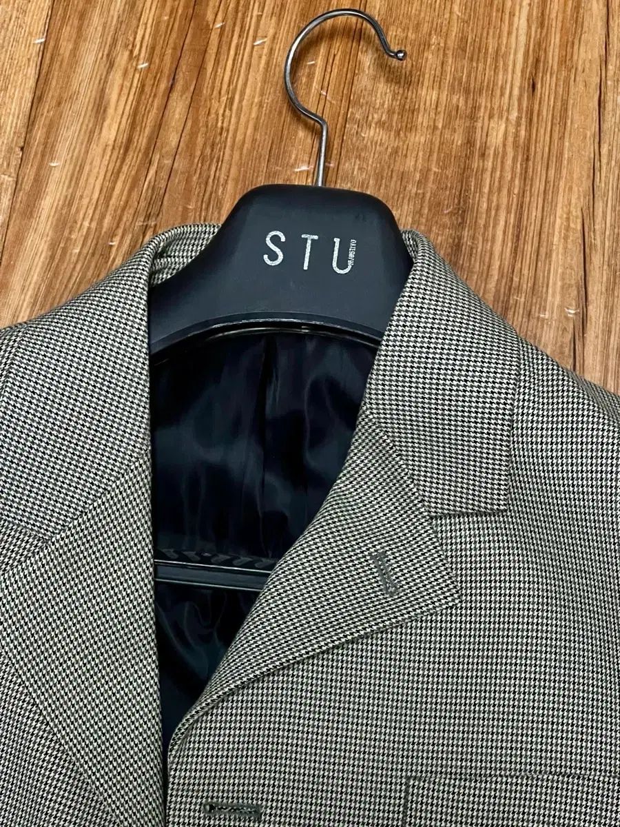 STU グリーンCHECK ブレーザー L