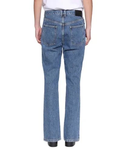 JOHN LAWRENCE SULLIVAN Rigid denim zipped pants ジョンローレンス