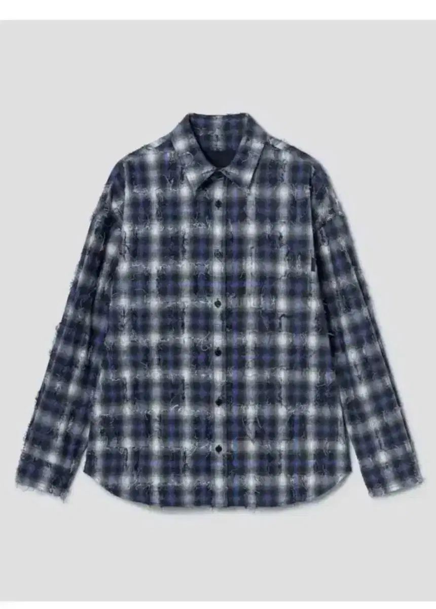 ジュンジェイ 26ss グリッド シャツ ブルー 52サイズ