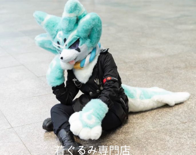 狼　犬　猫　着ぐるみ ヘッド全頭　ヘッド ケモノ ファースーツ ぬいぐるみ コスプレ コスチューム Kurumi 一点物 D41