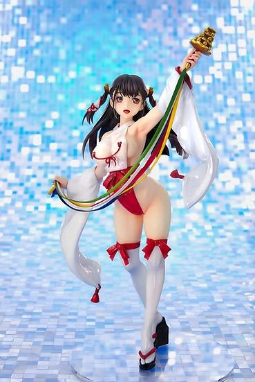 【新品】 ヴェルテクス・オリジナルズ タイトなおしごと おしごと2:巫女さん 神楽茜 フィギュア