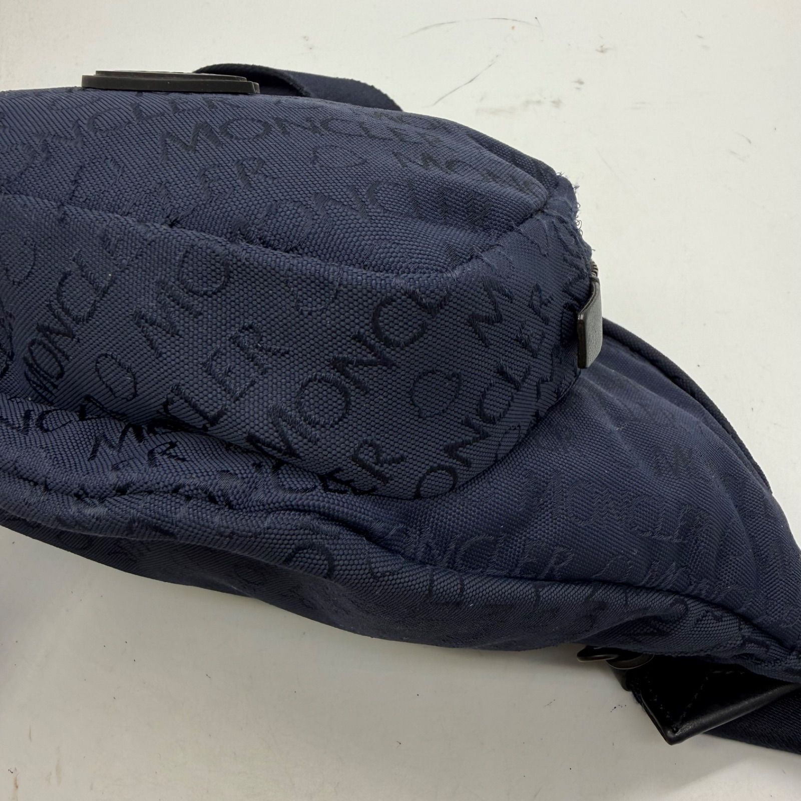 MONCLER DURANCE BODY BELT BAG monogram NAVY I209A5M00005