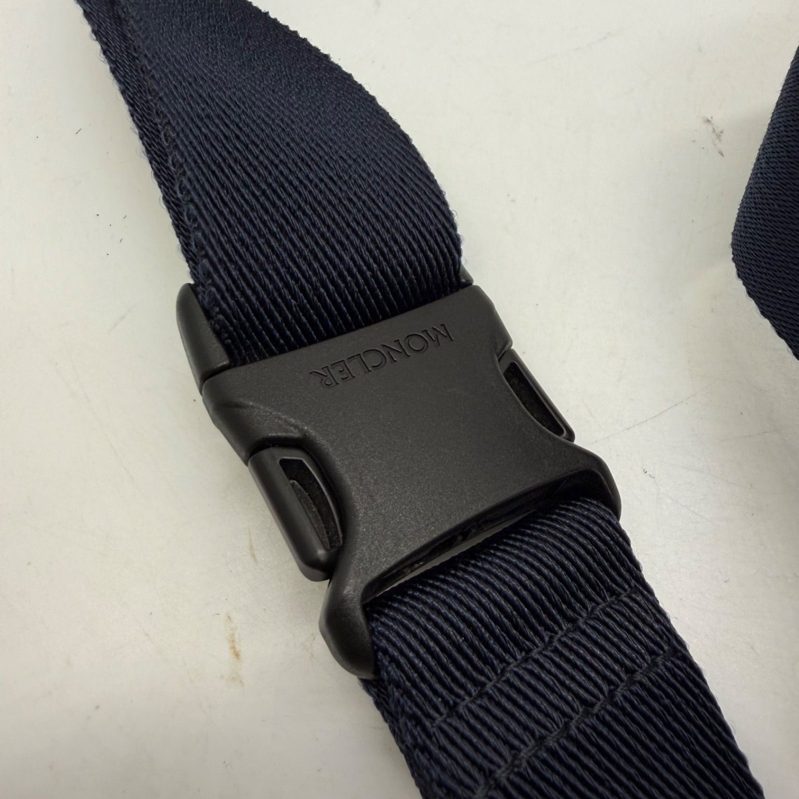 MONCLER DURANCE BODY BELT BAG monogram NAVY I209A5M00005 モンクレール ボディバッグ ウエストバッグ 総柄 モノグラム ネイビー 人気 高級