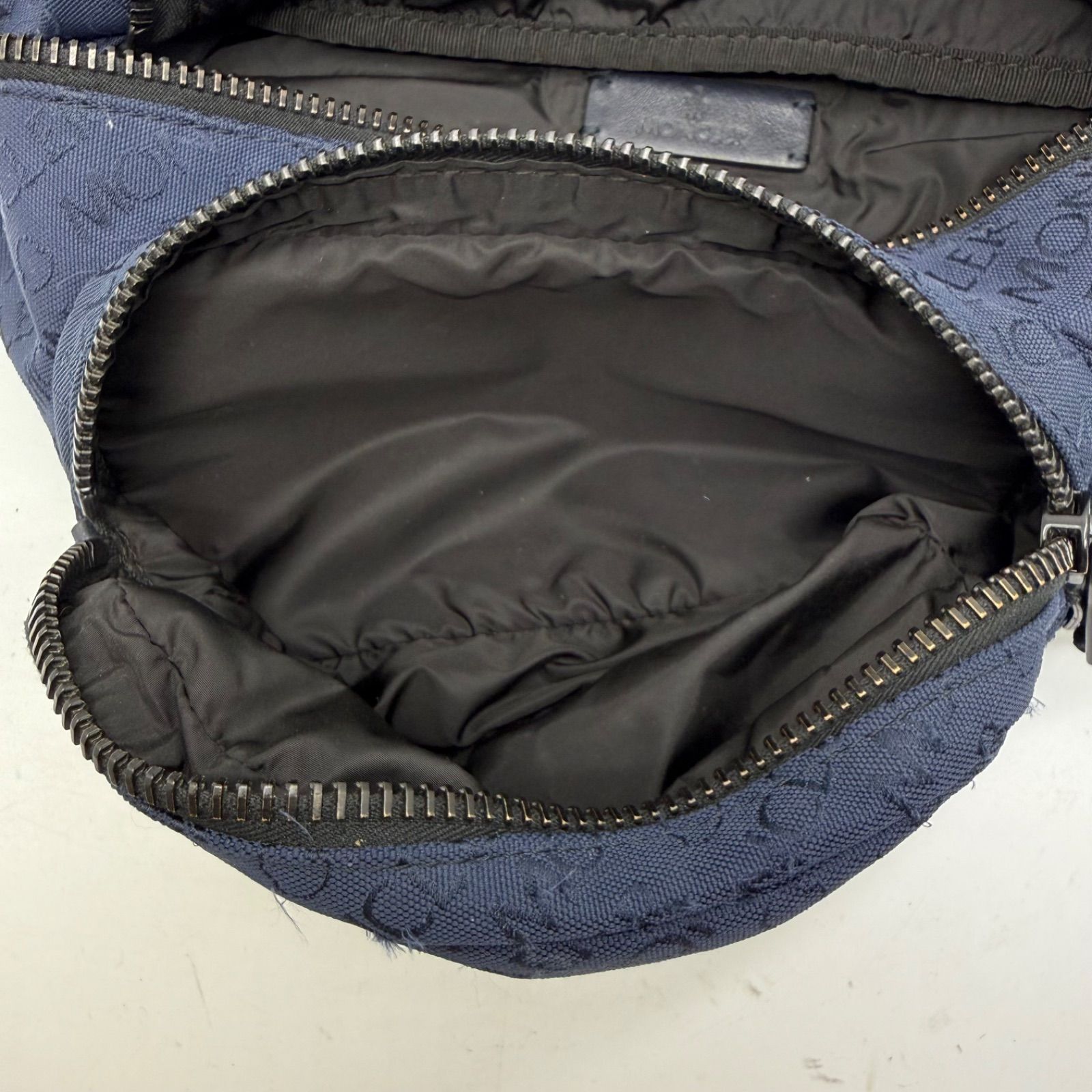 MONCLER DURANCE BODY BELT BAG monogram NAVY I209A5M00005