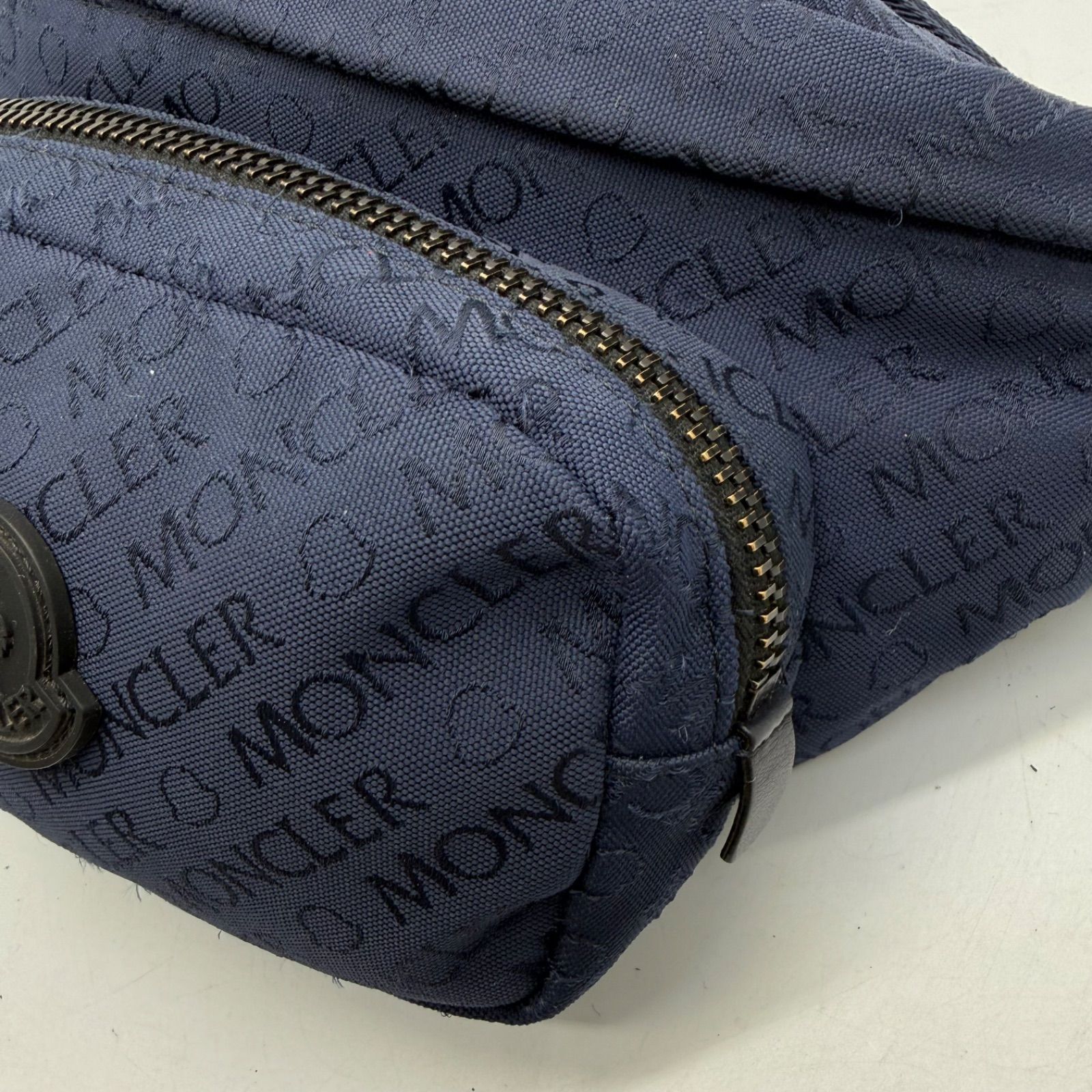 MONCLER DURANCE BODY BELT BAG monogram NAVY I209A5M00005