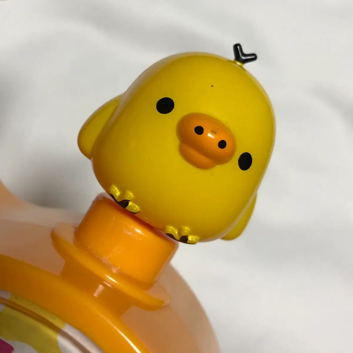 リラックマ パッタパッタ 時計 イェロー
