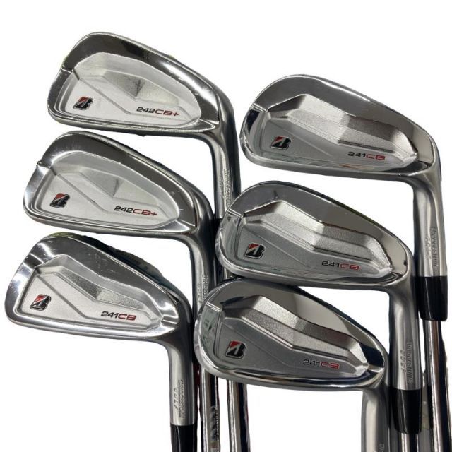 【中古】 ブリヂストン BRIDGESTONE 241CB 6S アイアンセット IR 純正特注シャフト (フレックスR) メンズ 男性用 右利き 右用 Cランク ゴルフクラブ