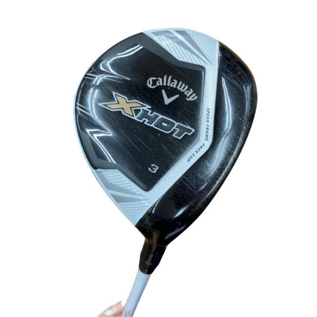 【中古】 キャロウェイ X HOT 3W フェアウェイウッド FW FUBUKI AX f65 (フレックスS) メンズ 男性用 右利き 右用 Cランク ゴルフクラブ