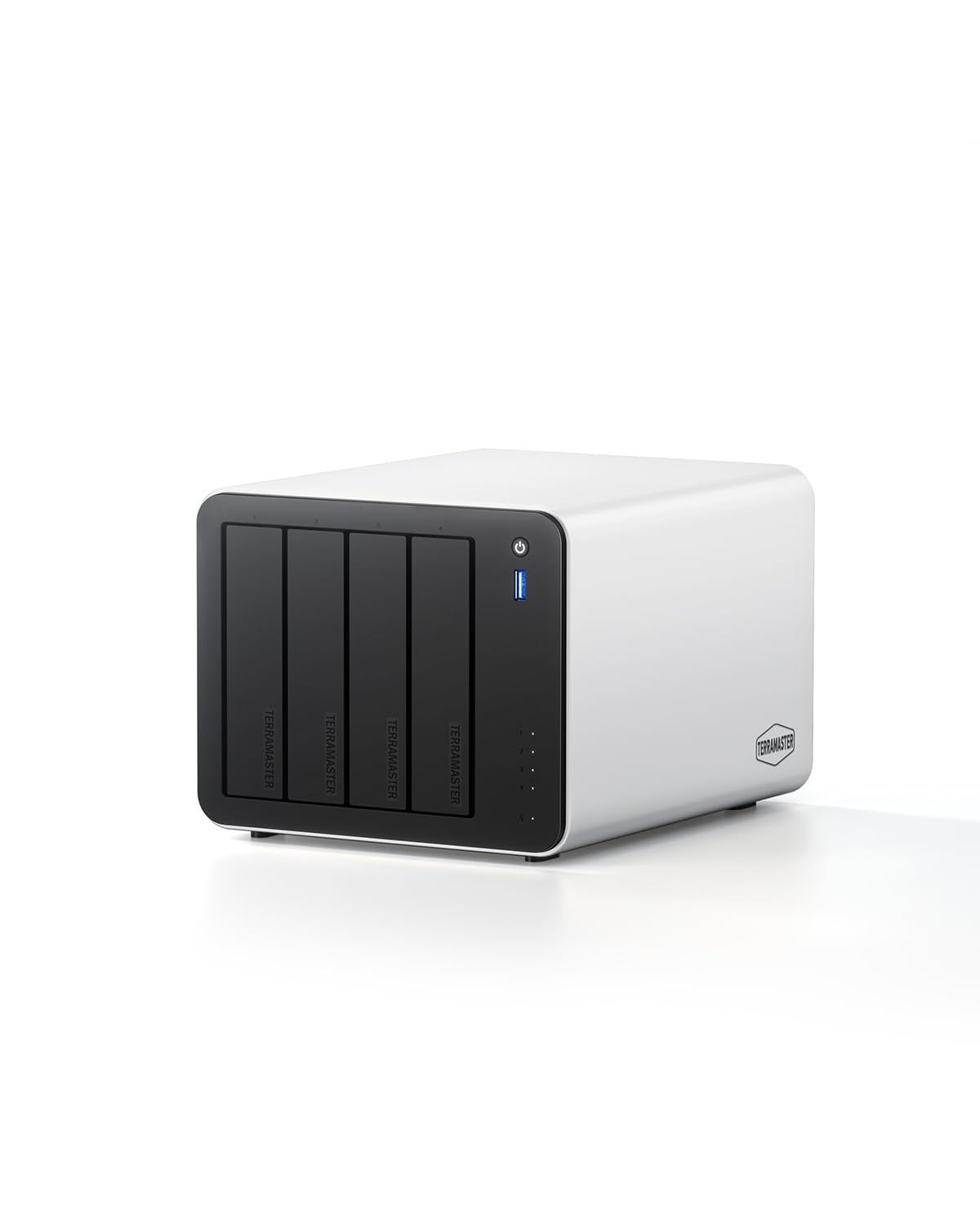 【特価商品】Pro 4ベイNAS Intel N350 F4-425 8コア 16GB DDR5 デュアル5GbE 3xM.2 NVMe TOS TERRAMASTER 7 OpenClaw対応 AI NAS 動画編集 仮想化 バックアップ（HDD・SSD付属