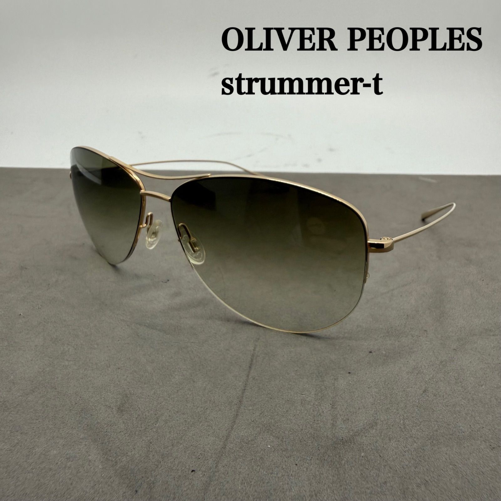 OLIVER PEOPLES archive strummer-t gold sunglasses オリバー