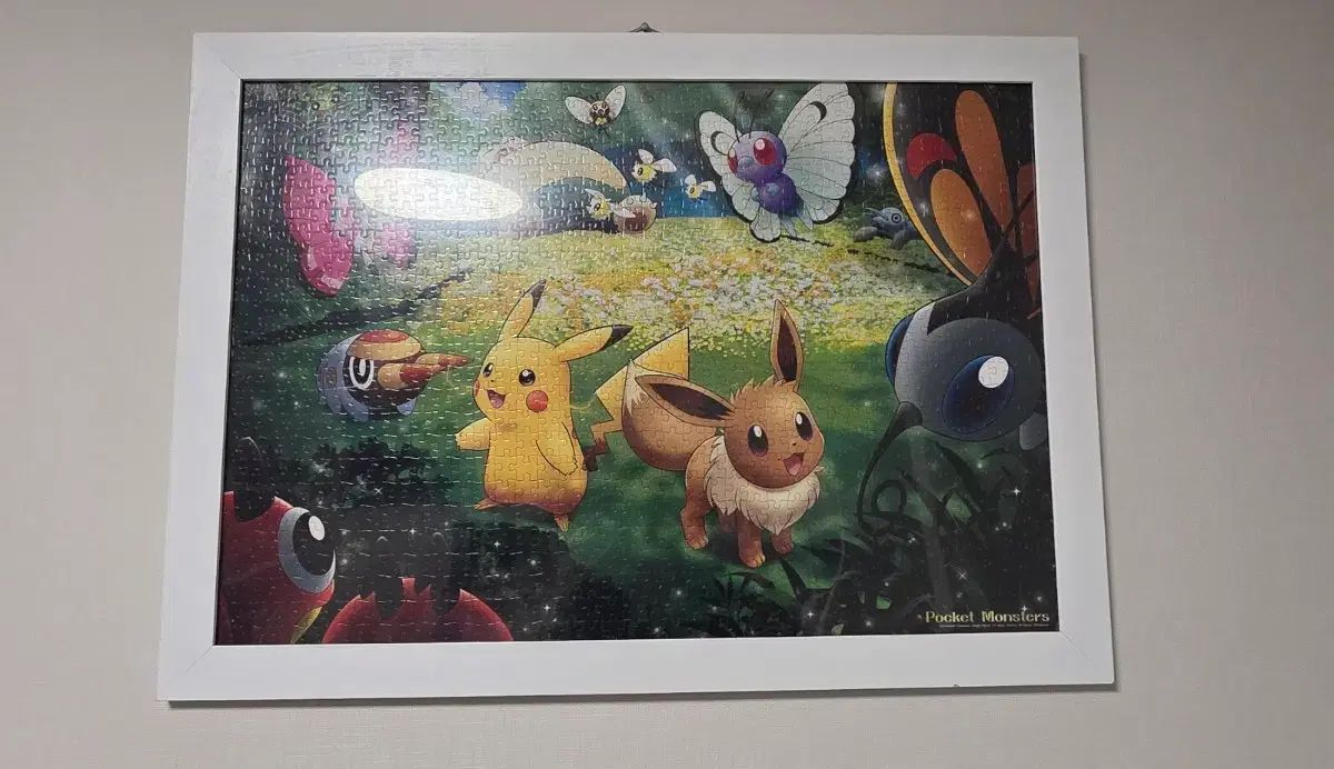 81*59 大型 ポケットモンスター 1000ピース パズル 額縁
