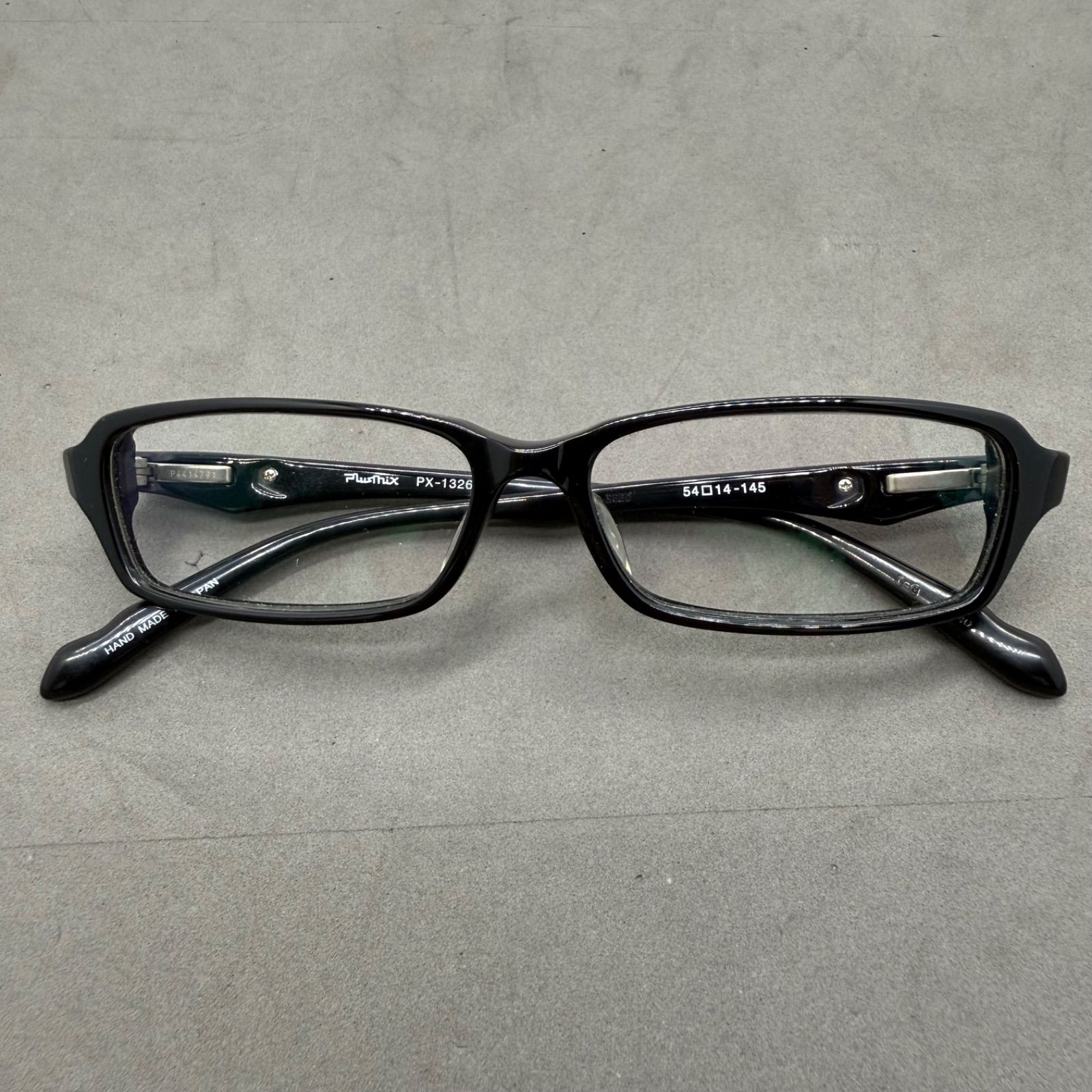 PLUSMIX japan made square eyegear PX-13265 プラスミックス スクエア