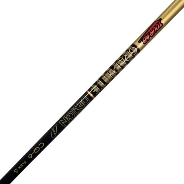 【中古】 コブラスリーブ付き(DARKSPEED系) グラファイトデザインドライバー用 シャフト Tour AD CQ-6 (フレックスS)Nランク ゴルフクラブ
