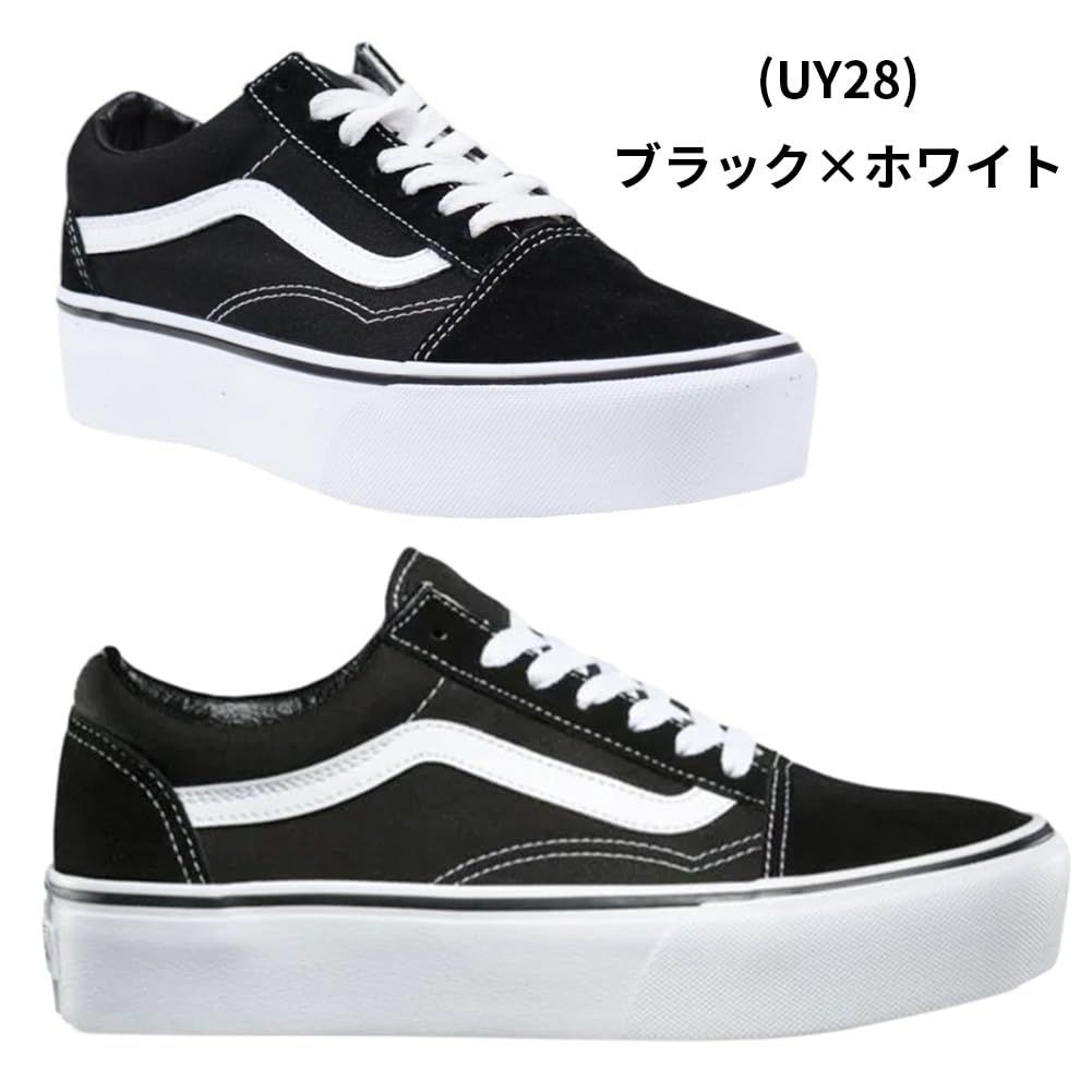 [Vans] [バンズ] レディーススニーカー・靴・シューズ Old Skool Platform Black/White 23cm(レディース23.5cm) Medium [並行輸入品] [ブラック] [23.5 cm]