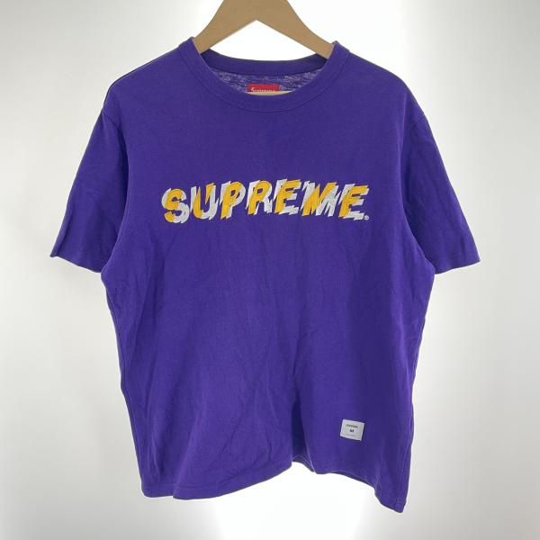 【中古】Supreme Shatter 半袖Tシャツ サイズM 紫 シュプリーム[91]