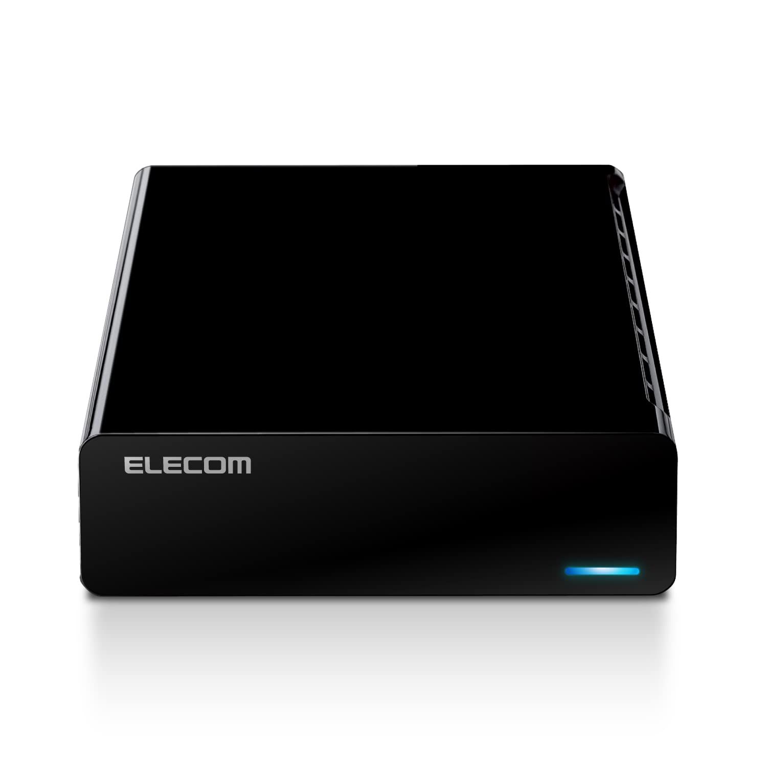エレコム 外付けハードディスク HDD 2TB テレビ録画 PC ファンレス設計 静音 縦置き/横置き ブラック ELD-STV020UBK [2TB]