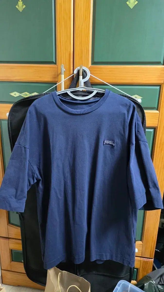 ジュンジェイ ネイビー 半袖Tシャツ 出品