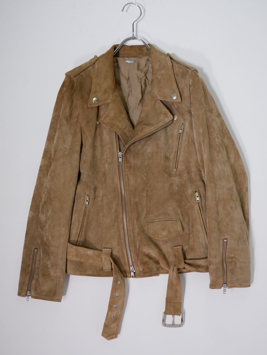 Lisiere L'Appartementリジエール アパルトモン Goat Suede Ridersゴートスエード ライダース ジャケット【36】【LJKA82459】 9,216円