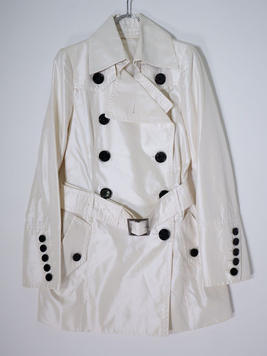 BURBERRYバーバリー 日本製 シャドーチェック裏地 スプリングトレンチコート【38】【LCTA82542】 12,900円