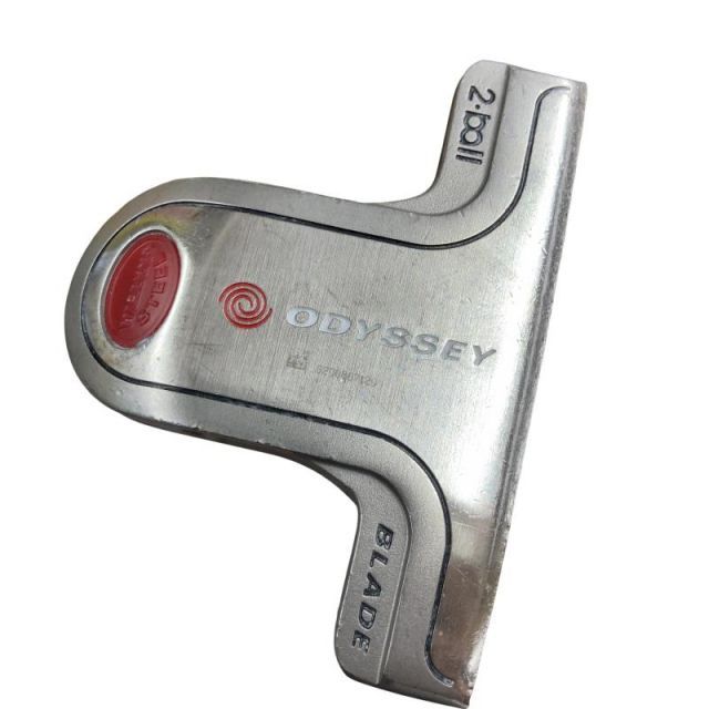 【中古】 オデッセイ WHITE STEEL 2・ball BLADE 33インチ パター PT スチール (フレックスその他) メンズ 男性用 右利き 右用 Cランク ゴルフクラブ