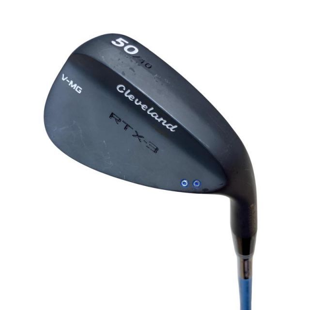 【中古】 クリーブランド Cleveland RTX-3 ブラックサテン 50°/10° ウェッジ WG Dynamic Gold (フレックスS) メンズ 男性用 右利き 右用 Cランク ゴルフクラブ
