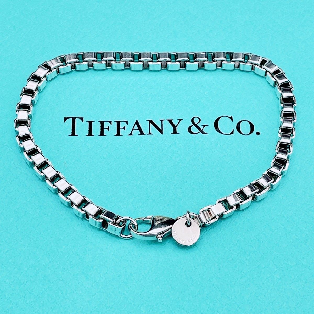 ◇ティファニー◇新品仕上済 Tiffany&Co. ベネチアン ブレスレット シルバー Ag925 ブランド 15.31g