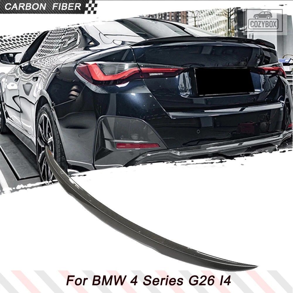 カーボンカーリアトランクレーシング スポイラーウィング BMW 4シリーズ G26 I4 グラ