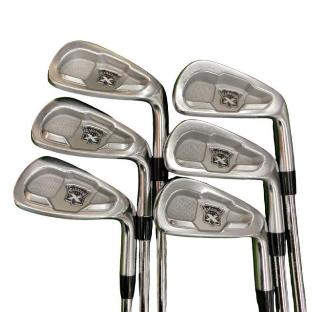 【中古】 キャロウェイ X FORGED(2009) 6S アイアンセット IR Dynamic Gold (フレックスS) メンズ 男性用 右利き 右用 Dランク ゴルフクラブ