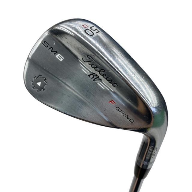 【中古】 タイトリスト VOKEY SPIN MILLED SM6 ツアークロム 50°/12°F ウェッジ WG Dynamic Gold (フレックスS) メンズ 男性用 右利き 右用 Cランク ゴルフクラブ