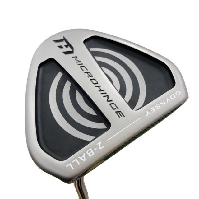 【中古】 オデッセイ MICROHINGE V-LINE 2-BALL 33インチ パター PT スチール (フレックスその他) メンズ 男性用 右利き 右用 Bランク ゴルフクラブ