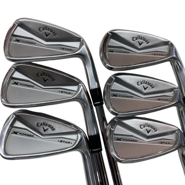【中古】 キャロウェイ X FORGED STAR(2024) 6S アイアンセット IR NS PRO MODUS3 TOUR105 (フレックスS) メンズ 男性用 右利き 右用 Cランク ゴルフクラブ