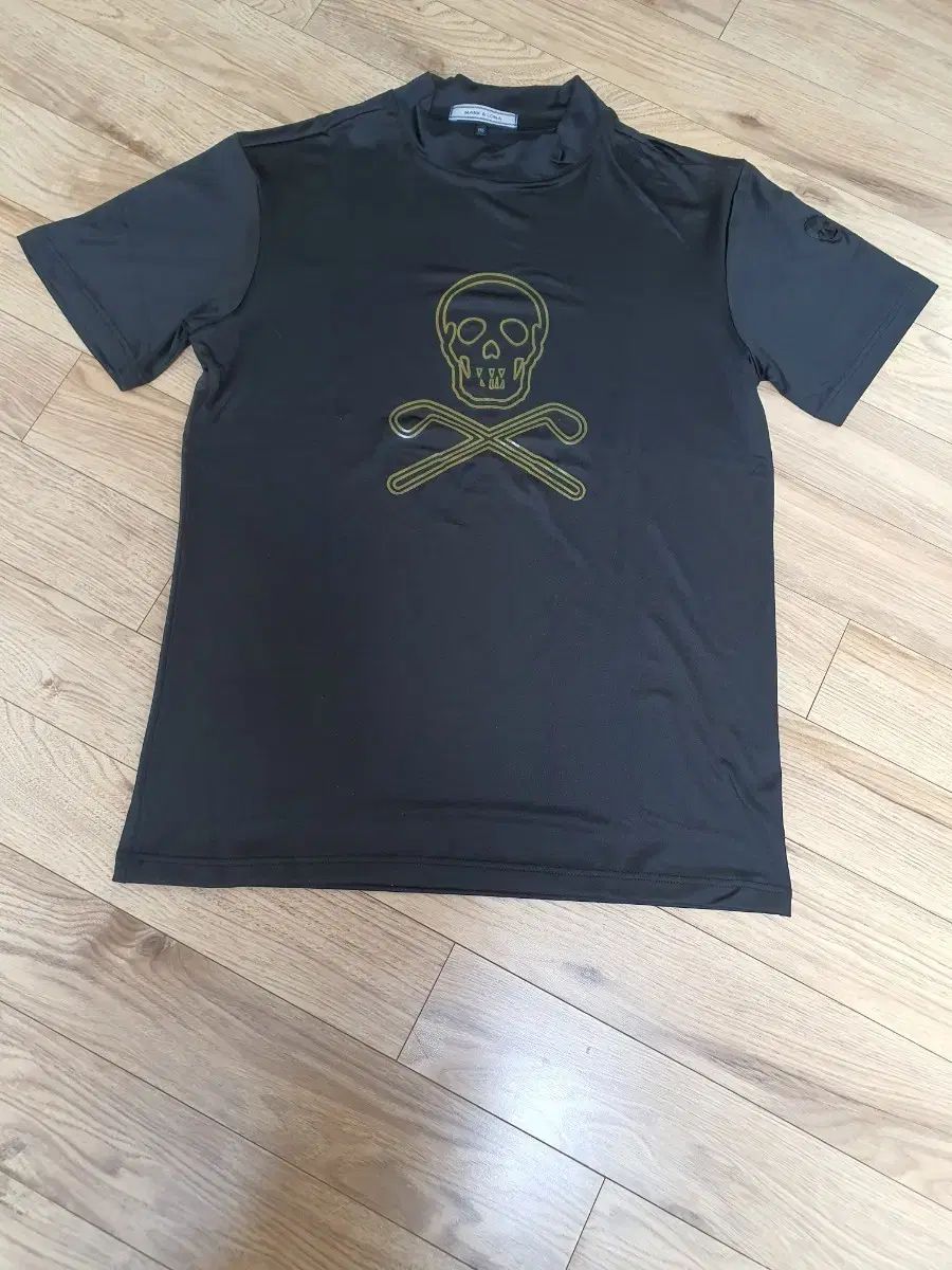 MARK & LONA マークアンドロナ ゴルフウェア 半袖Tシャツ ブラック 接触冷感 Tシャツ (95)