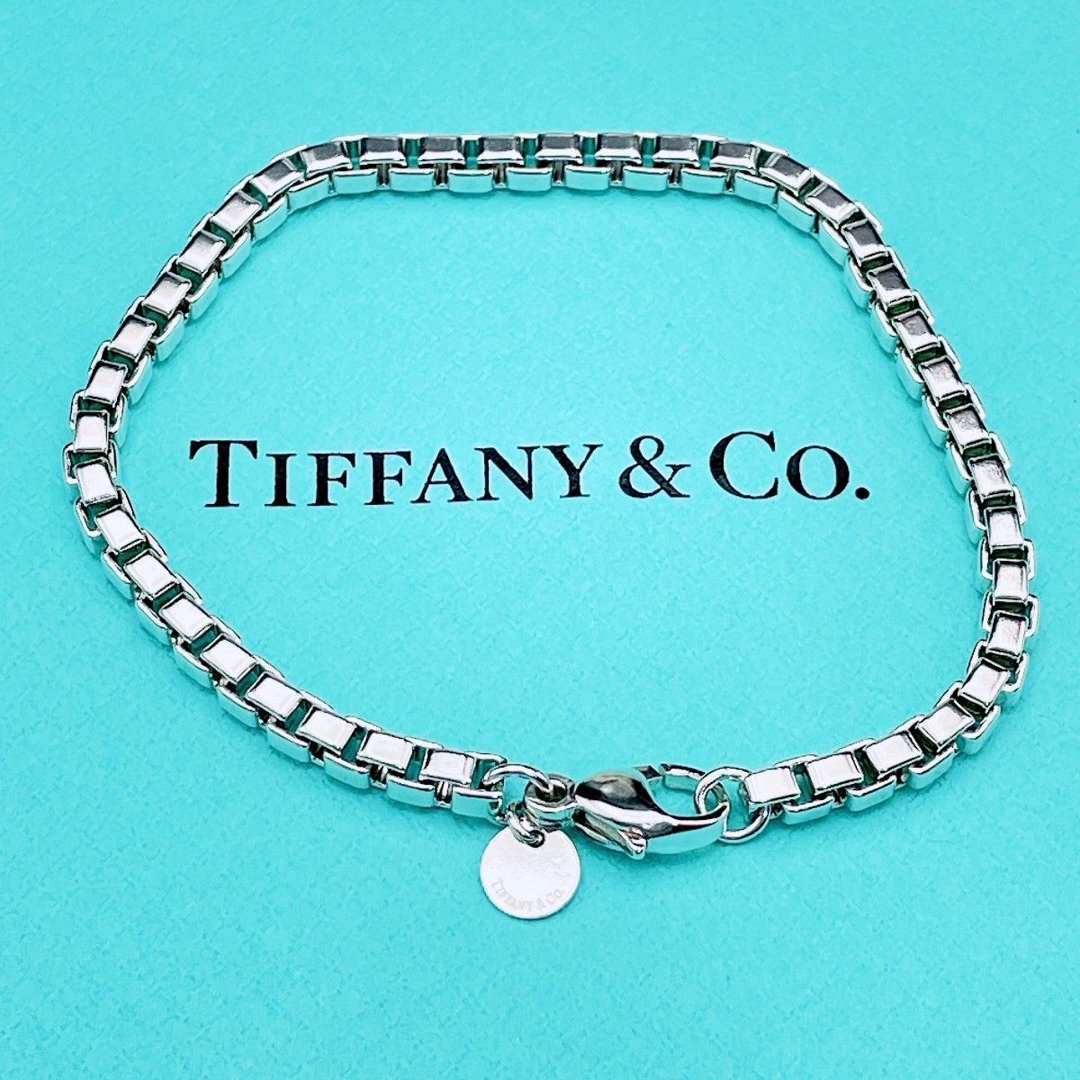 ◇ティファニー◇新品仕上済 Tiffany&Co. ベネチアン ブレスレット シルバー Ag925 ブランド 15.99g